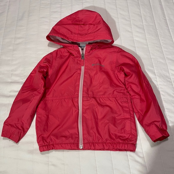Columbia Other - Columbia Kids Red Hooded Rain Jacket